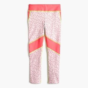🌸 J. Crew colorblock performance leggings